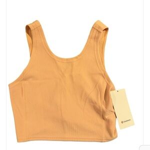 Lululemon Ribbed Softstreme Cropped Tank Top